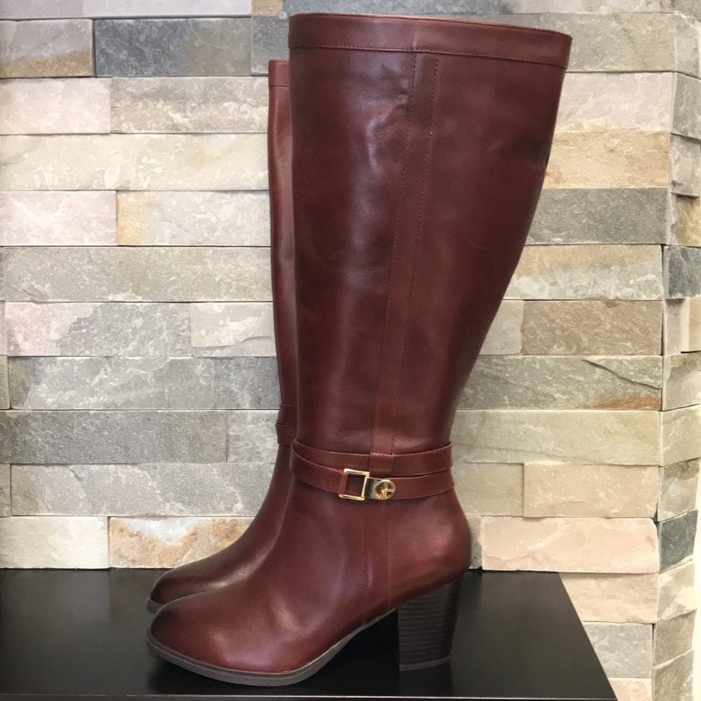 🎁 Giani Bernini Rozario Memory-Foam Wide-Calf Dress Boots - Picture 3 of 13